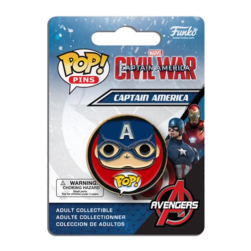 Captain America: Civil War Captain America Pop! Pin